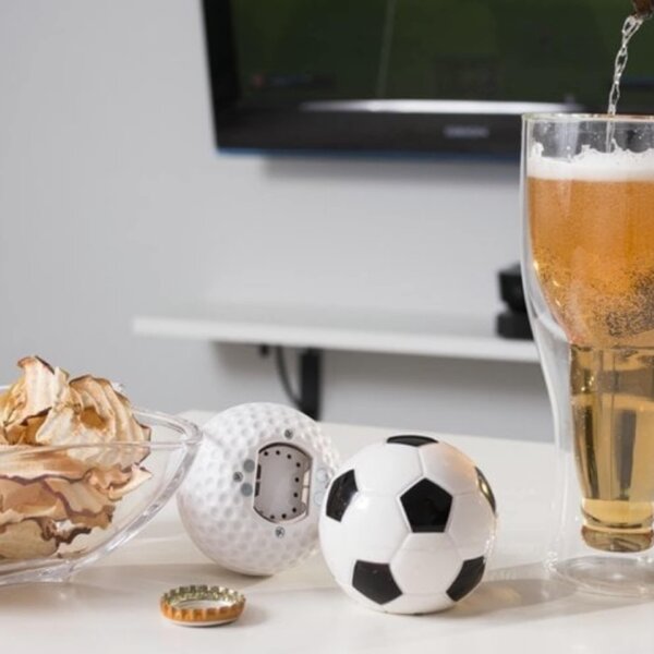 Nogometni odpirač za steklenice s "Gooooooool!" zvokom in magnetom