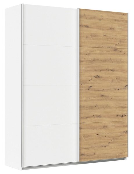 Modern Living Omara Z Drsnimi Vrati Feldkirch, Bela, Barva Hrasta