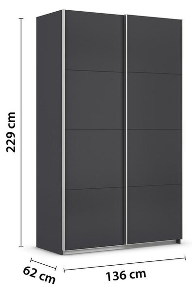 Modern Living Omara Z Drsnimi Vrati Feldkirch, Antracit