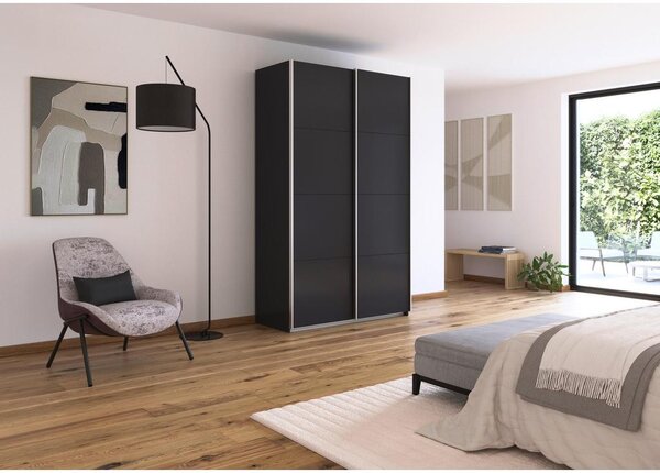 Modern Living Omara Z Drsnimi Vrati Feldkirch, Antracit