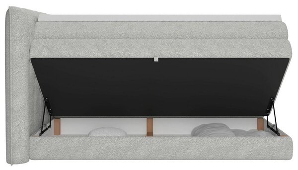 Premium Living Postelja Boxspring Lina, Svetlo Siva, 160x200