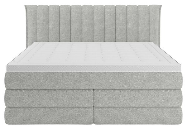 Premium Living Postelja Boxspring Lina, Svetlo Siva, 160x200