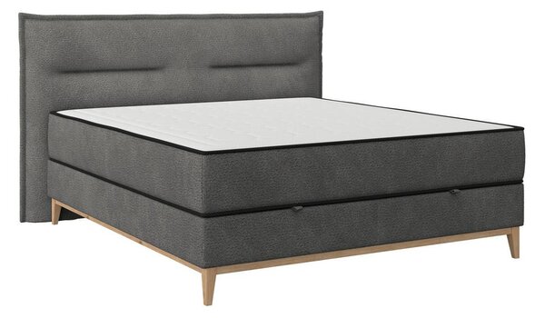 Premium Living Postelja Z Vzmetnico Smile, Antracit, 160x200