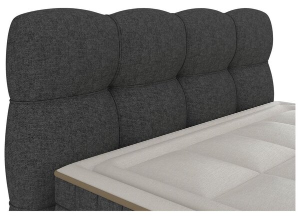 Premium Living Postelja Boxspring Bianco, Antracit, 160x200