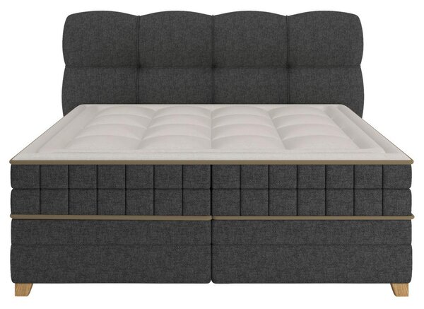 Premium Living Postelja Boxspring Bianco, Antracit, 160x200