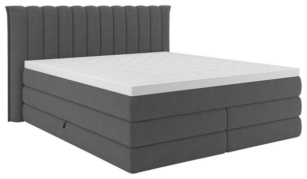 Premium Living Postelja Boxspring Lina, Antracit, 160x200