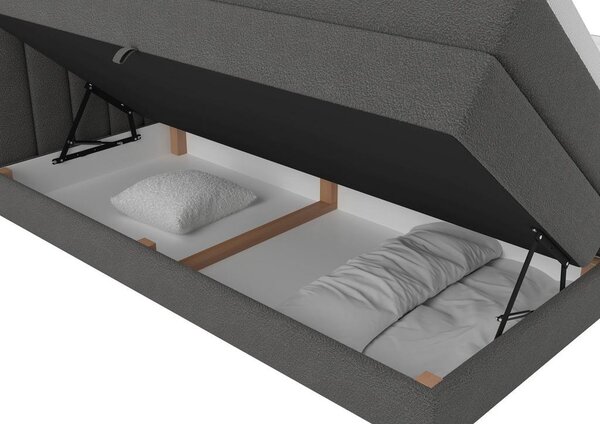 Premium Living Postelja Boxspring Lina, Antracit, 160x200