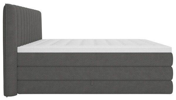 Premium Living Postelja Boxspring Lina, Antracit, 160x200
