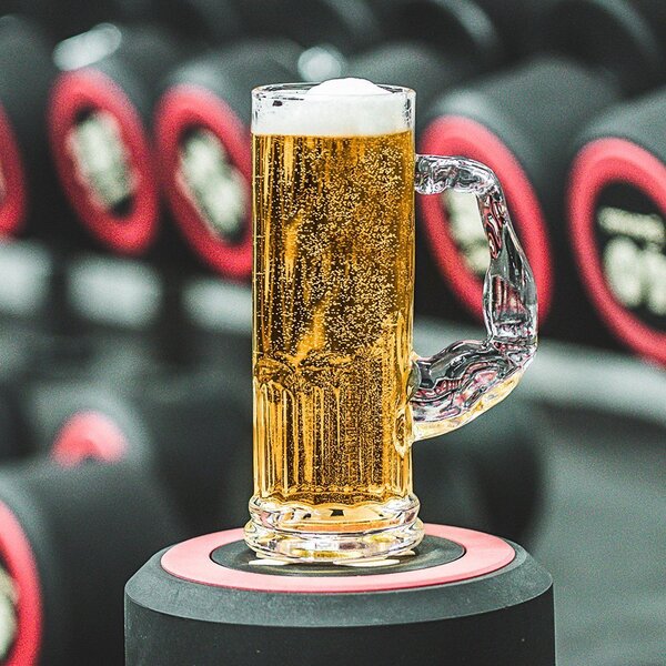 Mišični vrček za pivo ne le za močne moške!