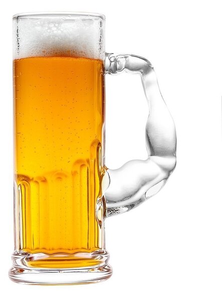 Mišični vrček za pivo ne le za močne moške!
