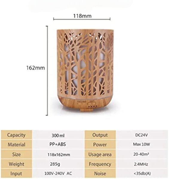 Aroma difuzor HOGI -Drevesne sence 300ml