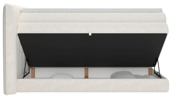 Premium Living Postelja Boxspring Lina, Krem Barva, 160x200