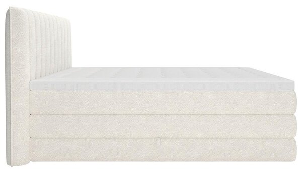 Premium Living Postelja Boxspring Lina, Krem Barva, 160x200