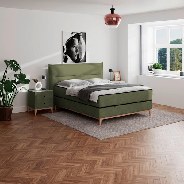 Premium Living Postelja Z Vzmetnico Smile, Zelena, 160x200