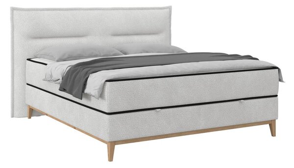 Premium Living Postelja Z Vzmetnico Smile, Srebrna, 160x200
