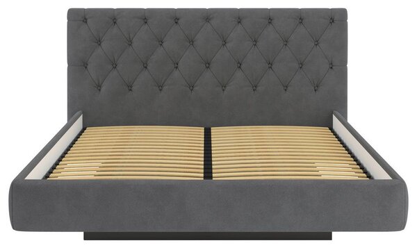 Modern Living Oblazinjena Postelja Pedro, Temno Siva, 120x200