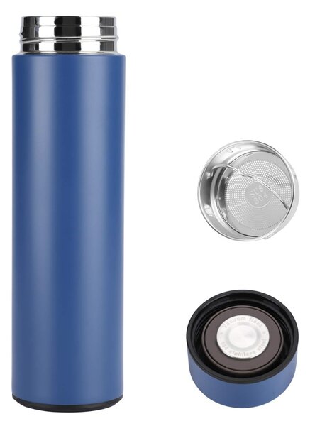 LED termovka s prikazom temperature 500 ML - Modra