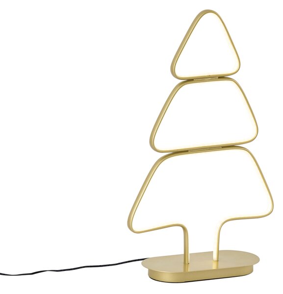 Božična namizna svetilka Zlato božično drevo vklj. LED - Arbre