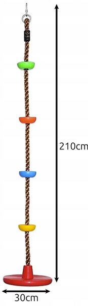 2v1 PVC otroška vrtna gugalnica za plezanje do 100kg
