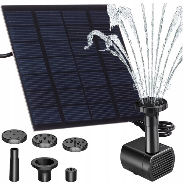 Solarna vrtna fontana črpalka za ribnike
