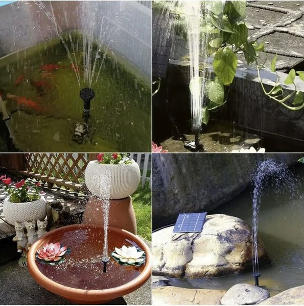 Solarna vrtna fontana črpalka za ribnike