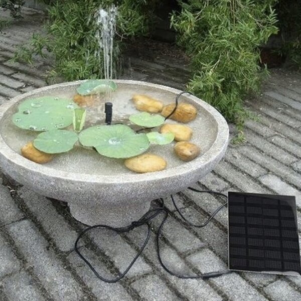 Solarna vrtna fontana črpalka za ribnike