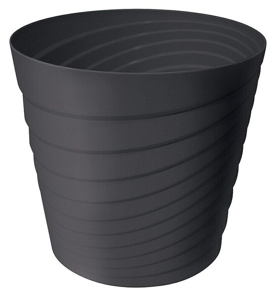 Cvetlični lonec Swing (Zunanje dimenzije (Ø x V): 14 cm x 13 mm, Plastika, Antracit)