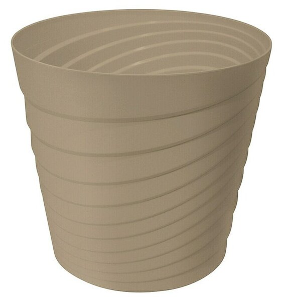 Cvetlični lonec Swing (Zunanje dimenzije (Ø x V): 14 cm x 13 mm, Plastika, Mocca)