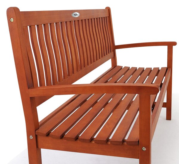 Vrtna klop MAXIMA, 152x55x90cm, naravno rjava Casaria