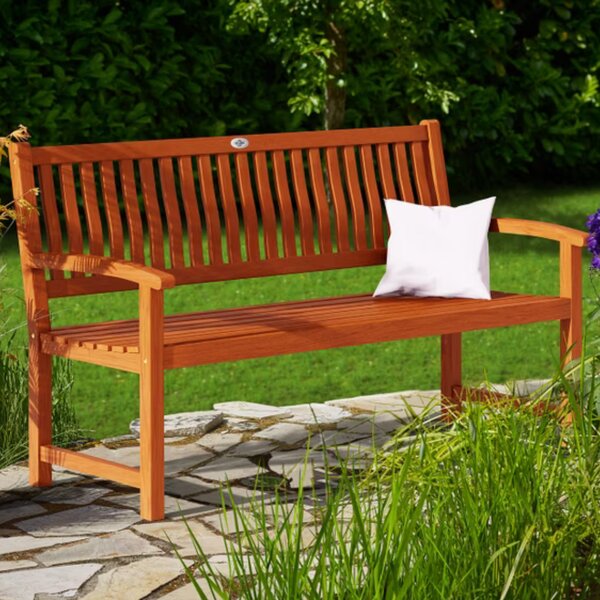 Vrtna klop MAXIMA, 152x55x90cm, naravno rjava Casaria
