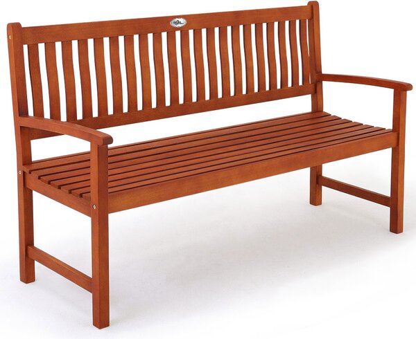 Vrtna klop MAXIMA, 152x55x90cm, naravno rjava Casaria