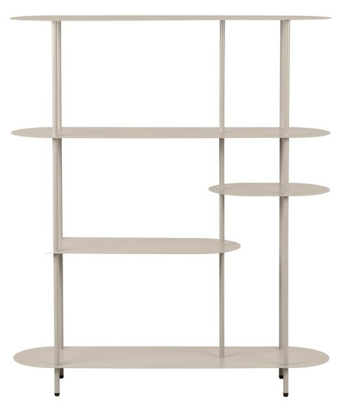 Bež kovinski regal 118x139x31 cm Rieti – House Nordic