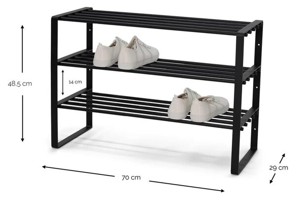 Sivorjava kovinska omarica za čevlje 70x48,5x29 cm Rex – Spinder Design