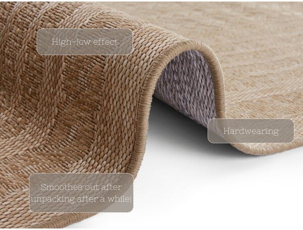 Rjava notranja in zunanja preproga 120x170 cm Limonero – Hanse Home