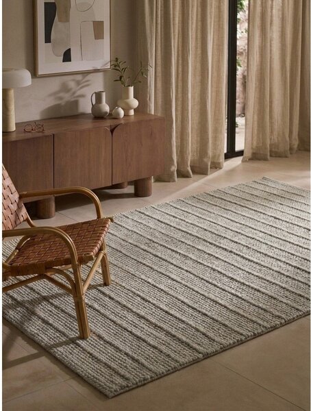 Siva ročno tkana volnena preproga 120x170 cm Camden Parker – Ted Baker
