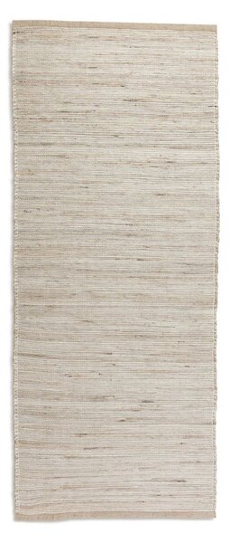 Obojestranski/ročno tkan tekač iz mešanice jute v svetli naravni barvi 80x200 cm Handloom – Hanse Home