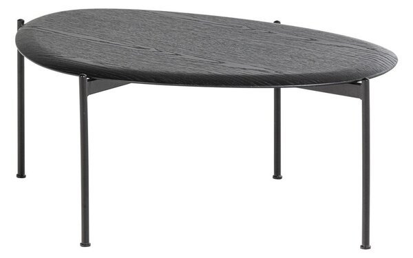 Črna klubska mizica 67x92 cm Kota – WOOOD