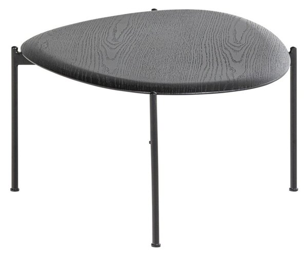 Črna klubska mizica 67x92 cm Kota – WOOOD