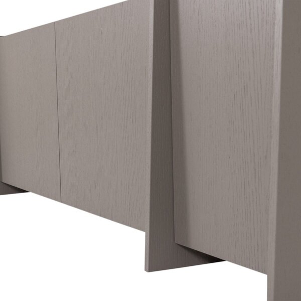 Siva TV omarica v jesenovem dekorju 200x53x44 cm Brock – WOOOD
