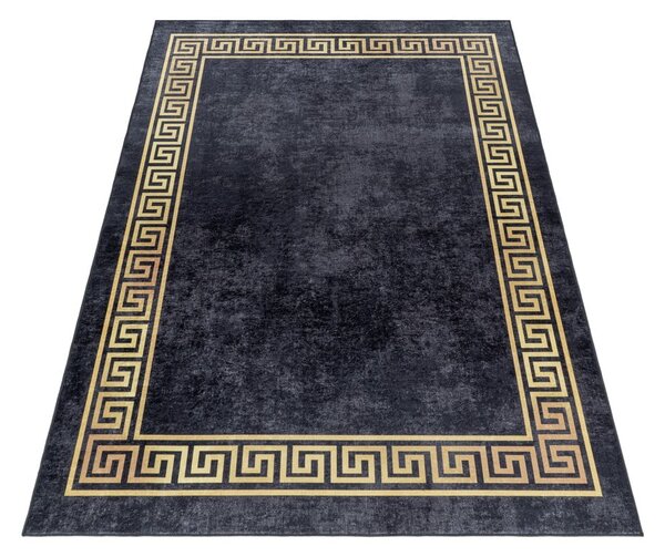 Antracitno siva pralna preproga 80x150 cm Fiesta – Ayyildiz Carpets