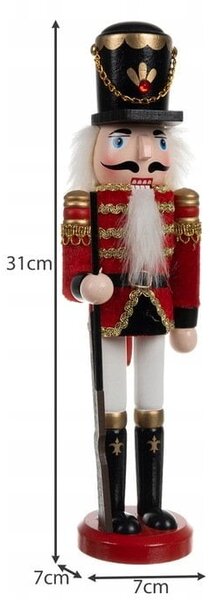 Lesen hrestač božična figurica 30cm Nutcracker