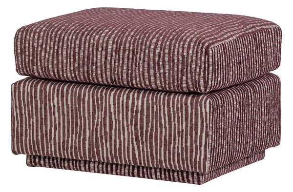 Bordo rdeč oblazinjen tabure Lou – WOOOD