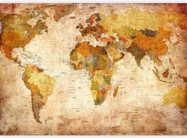 Artgeist Fototapeta Old World Map, 100x70cm