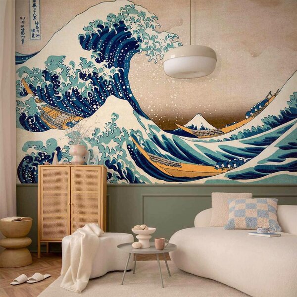 Artgeist Fototapeta The Great Wave Of Kanagawa, 150x105cm