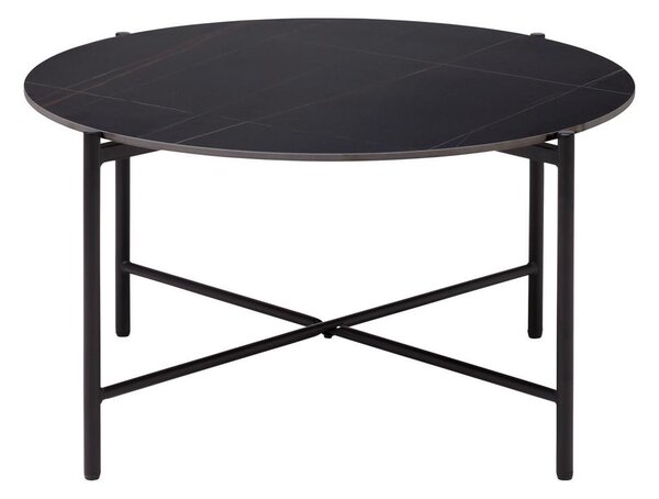 Mömax Klubska Miza Monza, Črna, Ø 80 Cm
