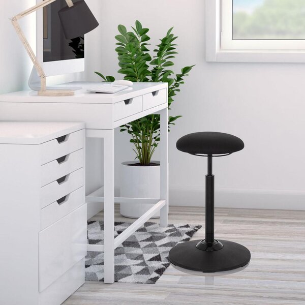 MID.YOU Pisarniški Stolček Valance Sit, Črna