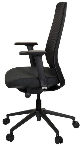 MID.YOU Pisarniški Stol Chiaro T1 Black, Črna
