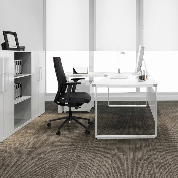 MID.YOU Pisarniški Stol Chiaro T1 Black, Črna