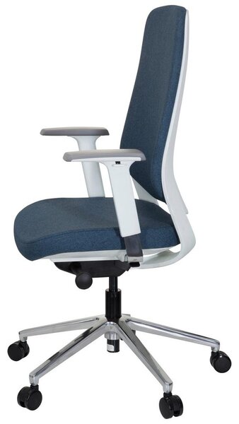 MID.YOU Pisarniški Stol Chiaro T4 White, Modra