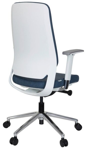 MID.YOU Pisarniški Stol Chiaro T4 White, Modra